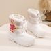 Warm Foreign Trade Children's Waterproof Non-Slip Warm Cotton Shoes For Kids Outdoor Rain Snow Ski Boots_desvips.com