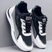 Spring And Autumn New Large Size Sports Mesh Breathable Black Men's Casual Shoes_desvips.com
