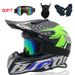 Motorcycle Off Road Helmet, All Season Full Coverage Off Road Motorcycle Helmet, Mountain Racing Downhill Full Face Helmet Riding._desvips.com
