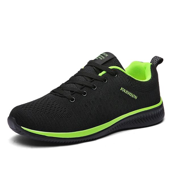 Sport Men Lightweight Running Sneakers Walking Casual Breathable Shoes Non-slip Comfortable Lack Big Size 38-48 Hombre_desvips.com