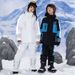 New Boys Girls Suit Set Winter Outdoor Windproof Water-Resistant Warm Thickened Children's Ski Jacket And Pants_desvips.com