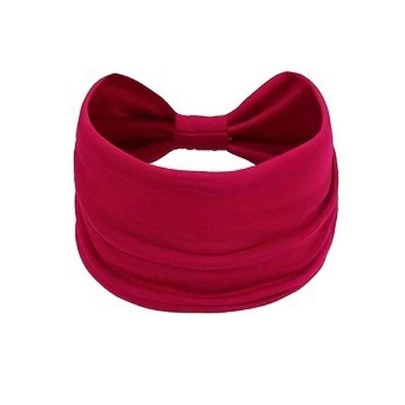 European And American Solid Color Elastic Sports Headband Wide Version Yoga Headband Antiperspirant Sweat Absorbent Maca Dragon Headband Waist Headband For Women_desvips.com