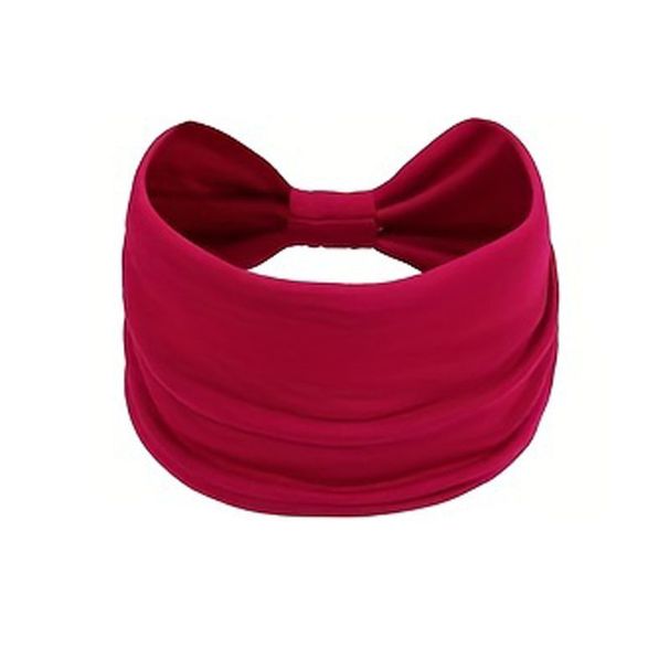 European And American Solid Color Elastic Sports Headband Wide Version Yoga Headband Antiperspirant Sweat Absorbent Maca Dragon Headband Waist Headband For Women_desvips.com