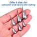 Jigging Free Group Swivel Sinker Water Drop Type Anti-Hook Bottom Bullet Lead 8-Shaped Ring Fishing Gear Accessories_desvips.com