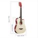38 Inch Acoustic Guitar For Beginners: Entry-Level Practice Guitar_desvips.com
