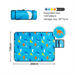 Picnic Outdoor Ultrasonic Park Outing Waterproof Portable Thickened Machine Washable Moisture-Proof Mat_desvips.com