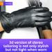 Cross-Border New Wholesale Adult Skiing Same Style Women Men Outdoor Riding Motorcycle Leather Gloves Factory_desvips.com