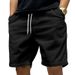 2026 American-style Heavy-duty Workwear Printed Shorts For Men, Summer Ins Trend Retro Fashion Brand Men's_desvips.com