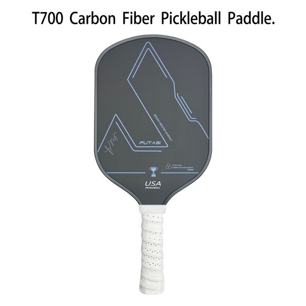 Carbon Fiber T700 Pickleball Racket, 16mm Pickleball Racket With Roughness And High Friction, USA Pickleball Approved_desvips.com