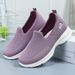Women's shoes Breathable light comfortable casual shoes flying woven shoes_desvips.com