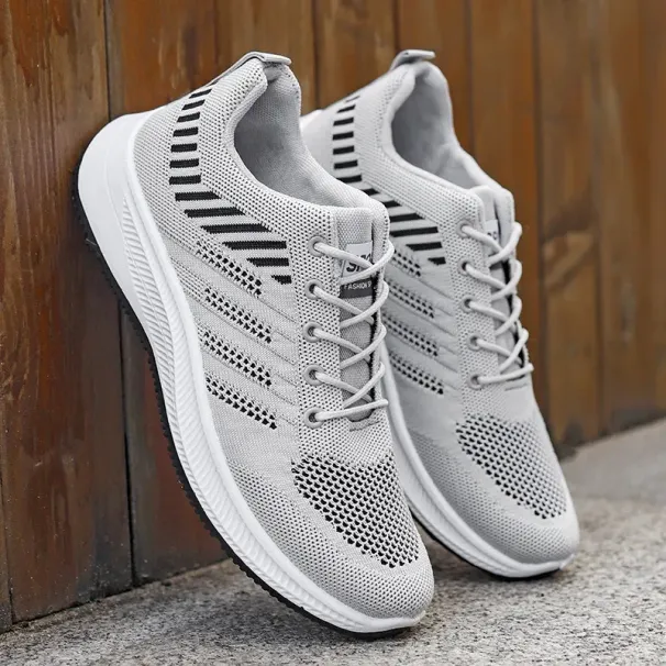 Summer Leather Nonslip Waterproof Sports Walking All Casual Fashionable Mens Running Shoes 251015_desvips.com