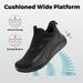 Fitville Wide Men's Fitness Walking Lightweight Breathable For Outdoor Casual Sports Running Shoes Sneaker_desvips.com