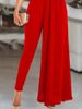 Women's Clothing Long Sleeve Lace Lace Waisted Two piece Jumpsuit_desvips.com
