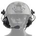 Tactical Fifth Generation IPSC Solid Color Over-Ear Helmet Style Noise Canceling Communication Headset_desvips.com