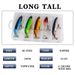 Hot Lure Bait Set Tractor Pencil Rotating Hard Bait 13g Tractor 5 Colors Set Color Optional_desvips.com