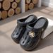 Men's Summer New Model Clogs, Non-slip Beach Sandals Outdoor Wear, Odor-resistant, Thick-soled, Versatile For Home Use,_desvips.com