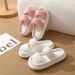 Women's Corduroy House Slippers - Warm & Soft EVA Sole For Indoor Use Non-Slip & Cozy Home Shoes_desvips.com