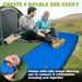 Extra Thick 4 Inch Outdoor Camping Self-Inflating Mats Spliceable Hiking Fishing Sleeping Pad_desvips.com