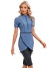 Muslim Swimwear Short Sleeve Ladies Conservative Swimsuit Women Beach Swimsuit Burkini_desvips.com