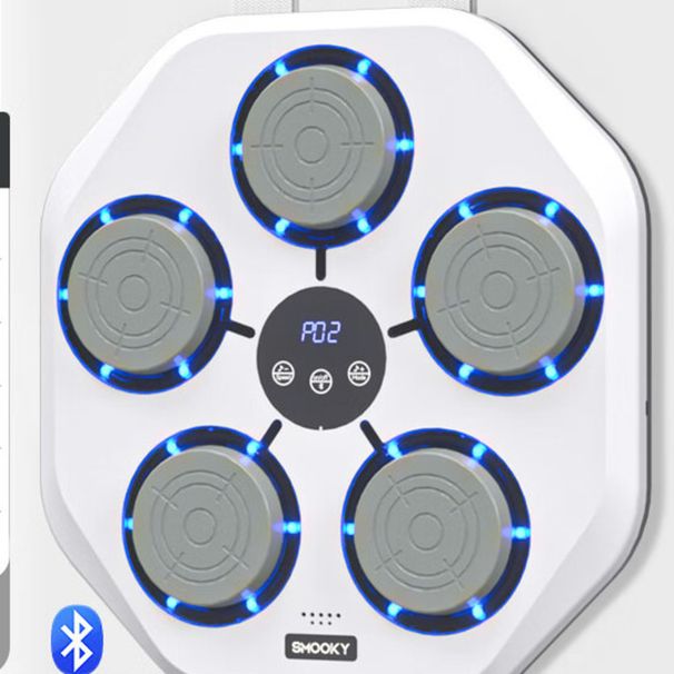 Cross-Border Factory Direct Sales Machine Bluetooth Music Stress Relief Wall Target Boxing Training Device_desvips.com