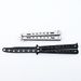 Butterfly Practice Stainless Steel Ornamental Knife Unsharpened Portable Reversible Outdoor Tool_desvips.com