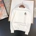 Fashion Trend Brand Autumn Winter New Chest Embroidery Classic Pattern Men's Casual Business Warm Knit Crew Neck Sweater_desvips.com