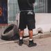 2025 High Street Trend Loose Shorts Sports Versatile Casual CD Plate Embroidered Sweatpants Men's Fashion Hot Sale_desvips.com