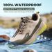 FitVille Men's Hiking Extra Wide Toe Waterproof Low-top Climbing Shoes Non-slip Sports Sneakers For Men Wear-resistant_desvips.com