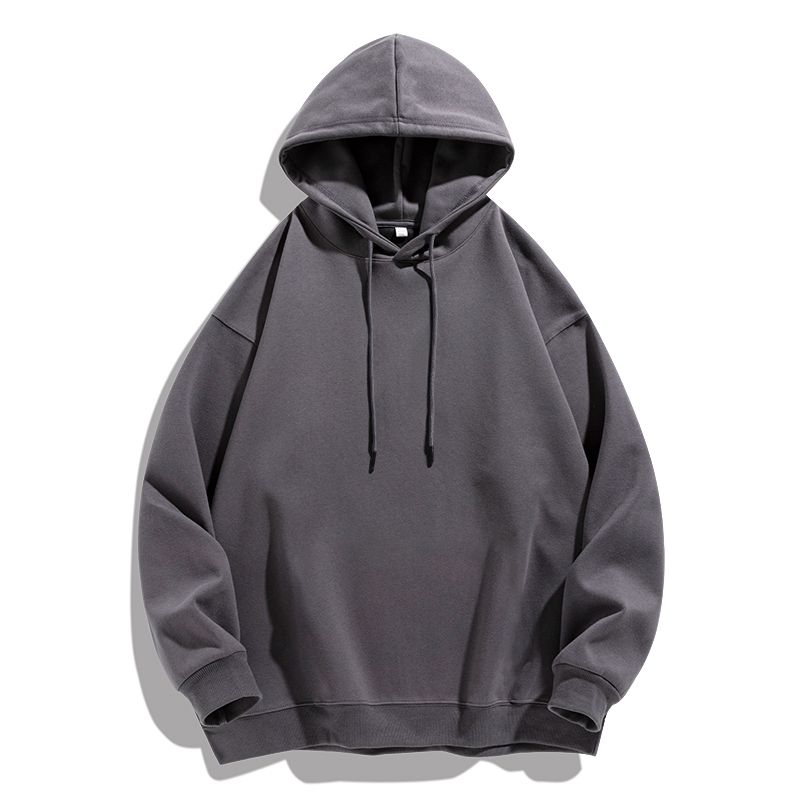 Spring And Autumn Unisex Hooded Jacquard Sweatshirt Men, Long Sleeved Loose Top For Men_desvips.com
