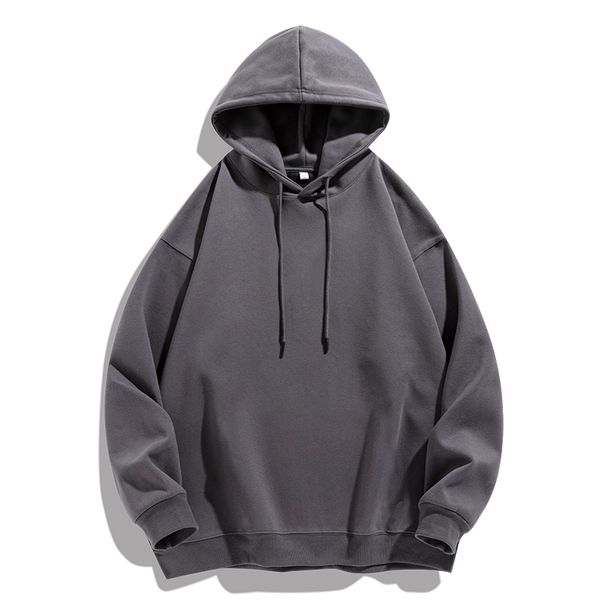 Spring And Autumn Unisex Hooded Jacquard Sweatshirt Men, Long Sleeved Loose Top For Men_desvips.com