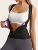 Women's Zippered Sauna Top Vest Suitable For Yoga Exercise Training Fitness Clothes Sweating Shapewear_desvips.com