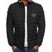 Autumn Winter New Solid Color Jacket Simple And Elegant Men's Cotton Coat_desvips.com