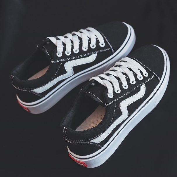 2023 New Autumn Canvas Shoes For Women, Korean Version, Versatile Sports Leisure Sneakers, Classic Little Black Shoes,_desvips.com