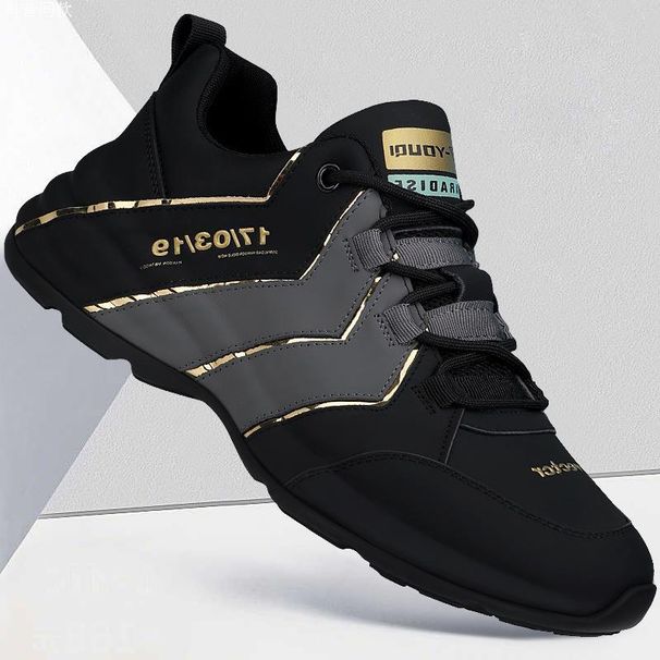 2023 New Spring And Autumn Sports Casual Leather Lightweight Travel Trendy Soft Sole Comfortable Men's Shoes_desvips.com