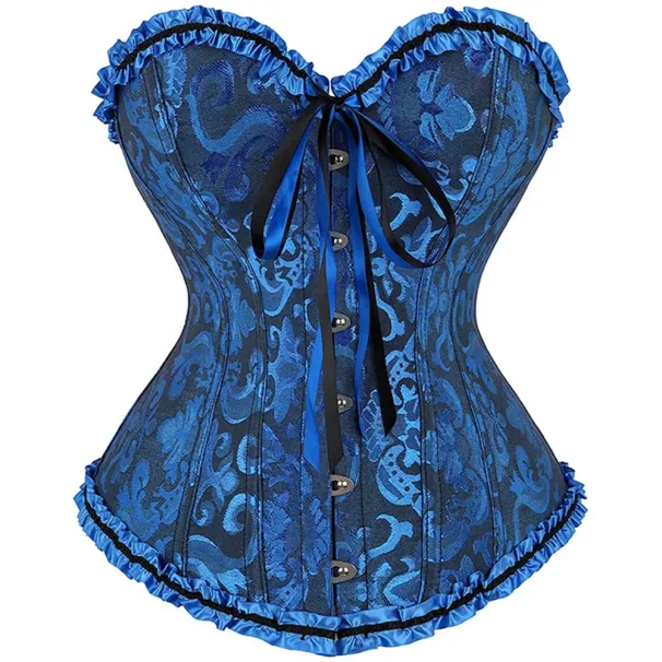 Women Vintage Corset Top Gothic Corsets Steampunk Bustier Lace Up Corsage Sexy Bustiers Shapewear Corselet_desvips.com