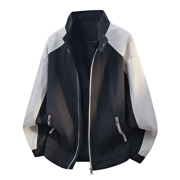 Unisex Spor Men Oudoor Pachwork Breahable Running Cycling Coa Auumn Spring Women Zipper Pocke Travel Casual_desvips.com