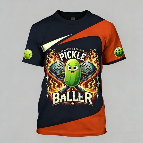 2026 Pickleball Jersey Breathable Short Sleeve T-Shirts Quick-Drying Casual Loose Oversized Sports T-Shirt Can Be Worn_desvips.com