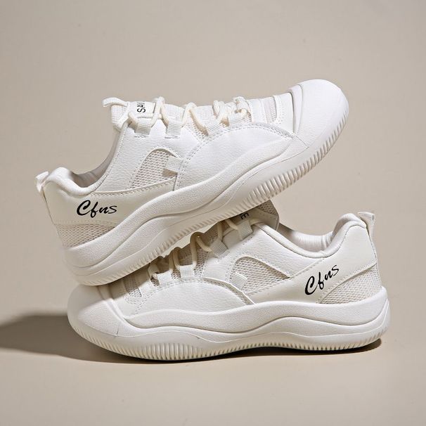 Autumn Women's Canvas Sneakers - Style Breathable Casual | Streetwear White Shoes P805_desvips.com