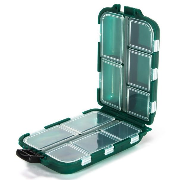 Double-layer Small Box, Portable Pill Organizer, 10-compartment Sealed Moisture-proof Medicine Storage Box_desvips.com