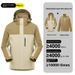 New National Standard Full Heat-Sealed 3-in-1 Detachable Inner Liner For Men And Women Rainproof Outdoor Hiking Jacket_desvips.com