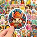 100 Cartoon Cute Creative Bunny Goose Egg Easter Graffiti Decoration DIY Stickers_desvips.com