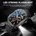 2025 New 1.96" HD Screen Smart W With LED UV Flashlight 420mAh Large Battery Men’s Wes Health Monitor Men_desvips.com