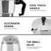 Aluminum Coffee Kettle Household Italian Octagonal Moka Coffee Tea Pot Office Home Travel Outdoor Camping Tableware Equipment_desvips.com