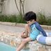2026 Children's Boys' One-Piece Long-Sleeve Swimsuit Cartoon Cute Sun-Protective Baby Swimwear For Older Kids Beachwear_desvips.com