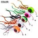 Red Seal Head Lure Bait Sea Fishing Moon Lead Fish Bearded Squid With Double Hooks Luminous Iron Plate_desvips.com