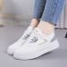 Women's Little white shoes for women new spring women's shoes thick soled versatile sports casual shoes ins trendy running_desvips.com
