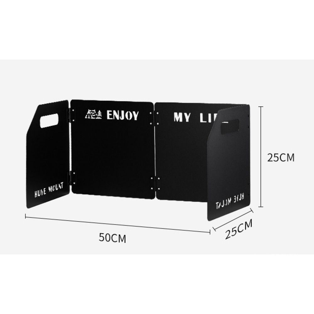 Camping Thickened Cassette Stove, Windshield Outdoor Alcohol Windscreen_desvips.com