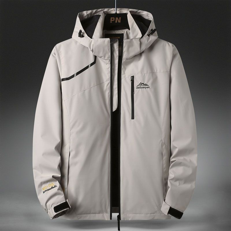 Outdoor Men's Spring And Autumn Ski Breathable Wear-resistant Couple's Hiking Jacket Women's Thin Windbreaker Coat_desvips.com