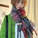 Medium Cup Extra Large Cup~Red Plaid Scarf New Year Christmas Atmosphere Autumn Winter Warm Thickened Neck Warmer_desvips.com