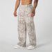 New Jogger Straight Trendy Fitness Men's Camouflage Wide Leg Pants Breathable Running Sweatpants Loose Men Trousers_desvips.com